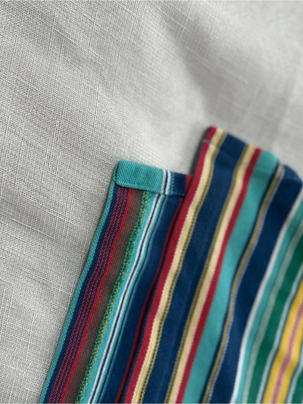 Vintage 90s Polo by Ralph Lauren “Serape Blanket” Multi-Stripe Polo Shirt - XL